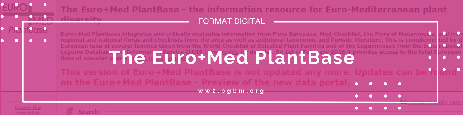 banner Euro+Med PlantBase